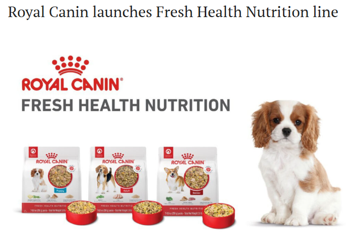 Royal Canin USA запускает линию кормов для собак Fresh Health Nutrition
