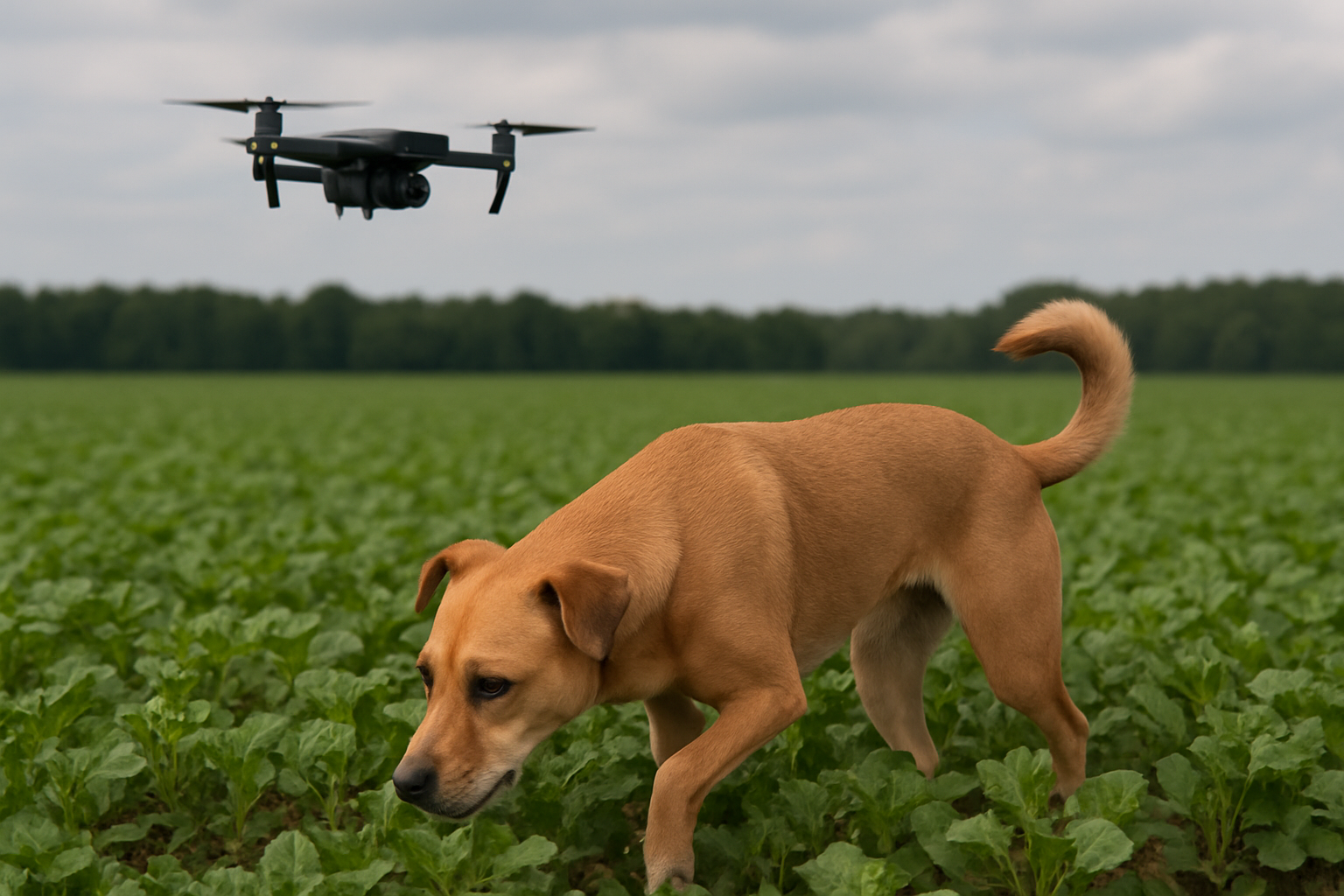 В Швеции запускают проект по обучению собак выявлять сорняки в посевах кормовых трав