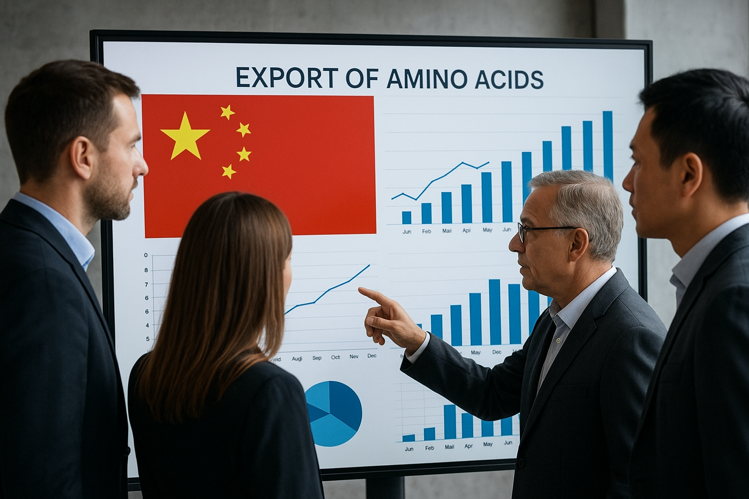 Китай: аналитический обзор экспорта кормовых аминокислот в январе-июле 2025 года