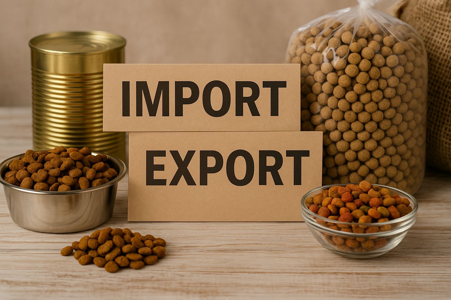 Корма и кормовые добавки для непродуктивных животных. Аналитический обзор внешней торговли. Январь 2024 – март 2025