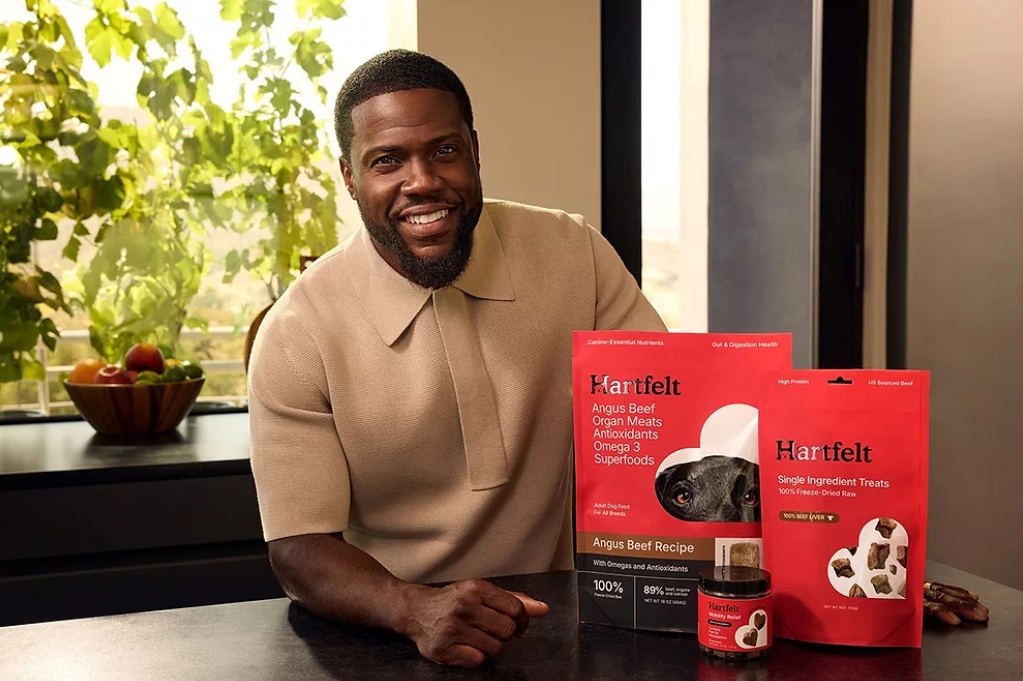Кевин Харт запускает бренд натуральных кормов для собак