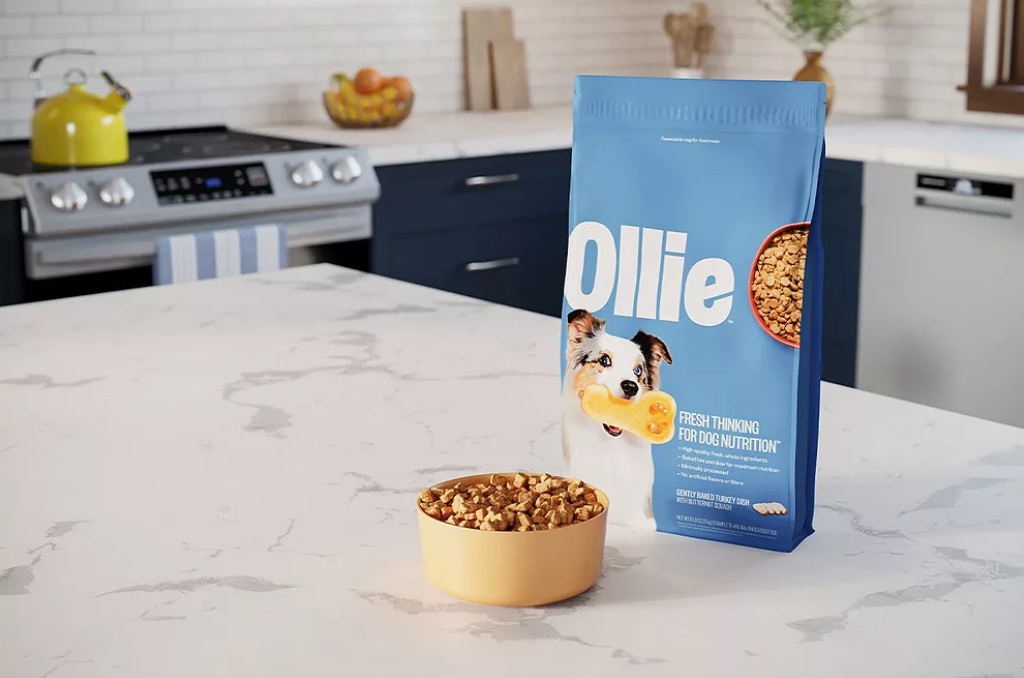 США: Ollie представила новую запечённую формулу с индейкой для собак