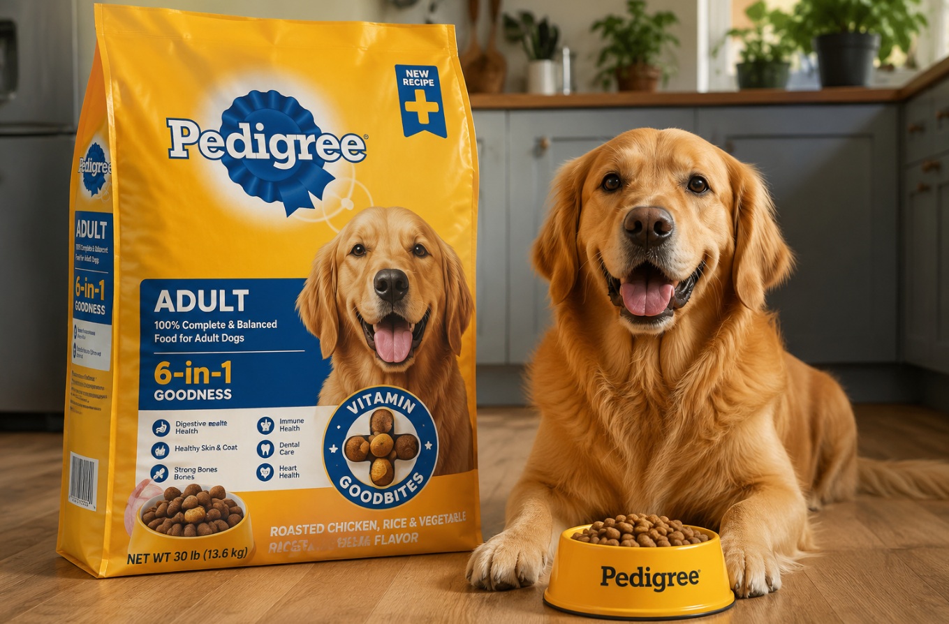 Mars обновила рецептуру сухого корма PEDIGREE для взрослых собак