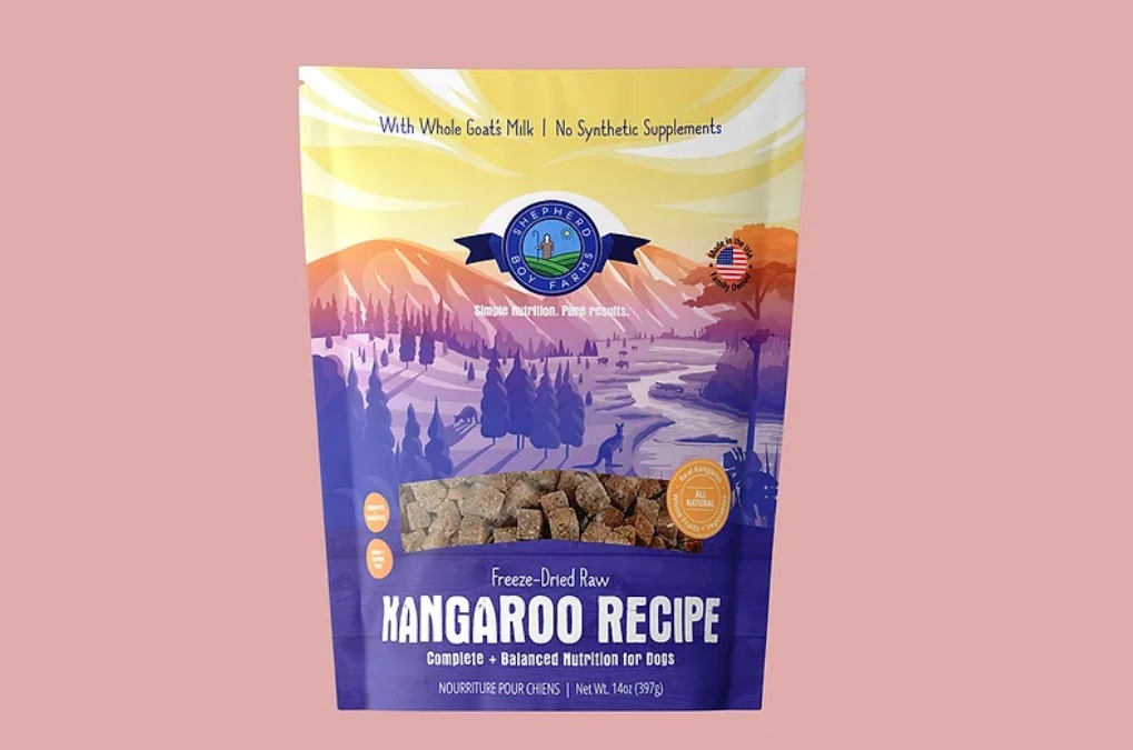 Shepherd Boy Farms представила новый корм для собак с мясом кенгуру